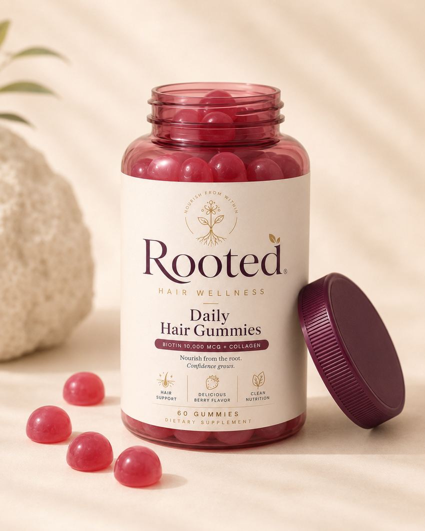 Rooted Daily Hair Gummies